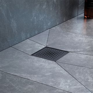 Душевой трап AM.PM MasterFlow 10 W01BD-P11-010-01BM с Черной матовой решеткой Cut Gradient